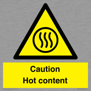 Caution Hot content